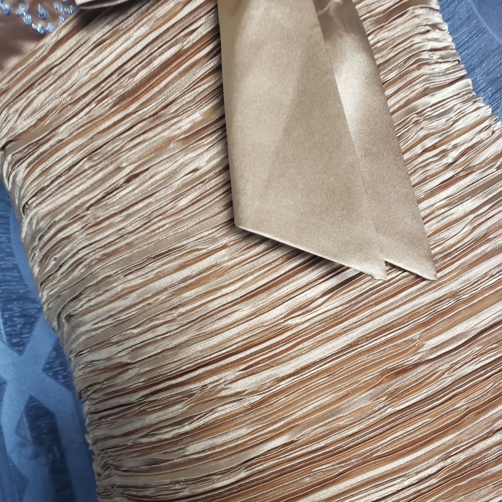 Gold Ruched Mini - Picture 4 of 8